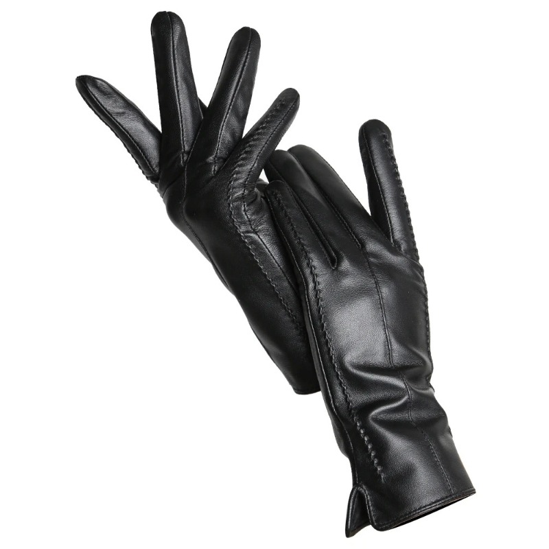 Women's Sheepskin Gloves Winte - Leather Driving Glove 评论和价格