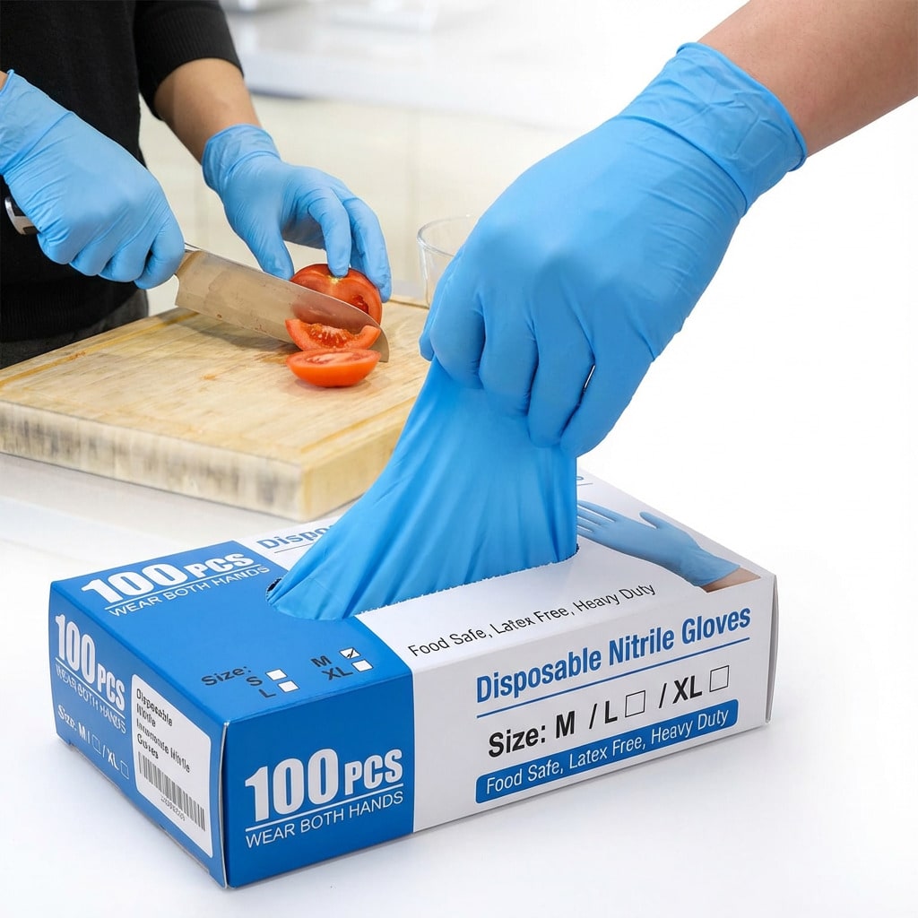 100pcs Heavy Duty Nitrile Disp - Nitrile Mechanic Glove 评论和价格
