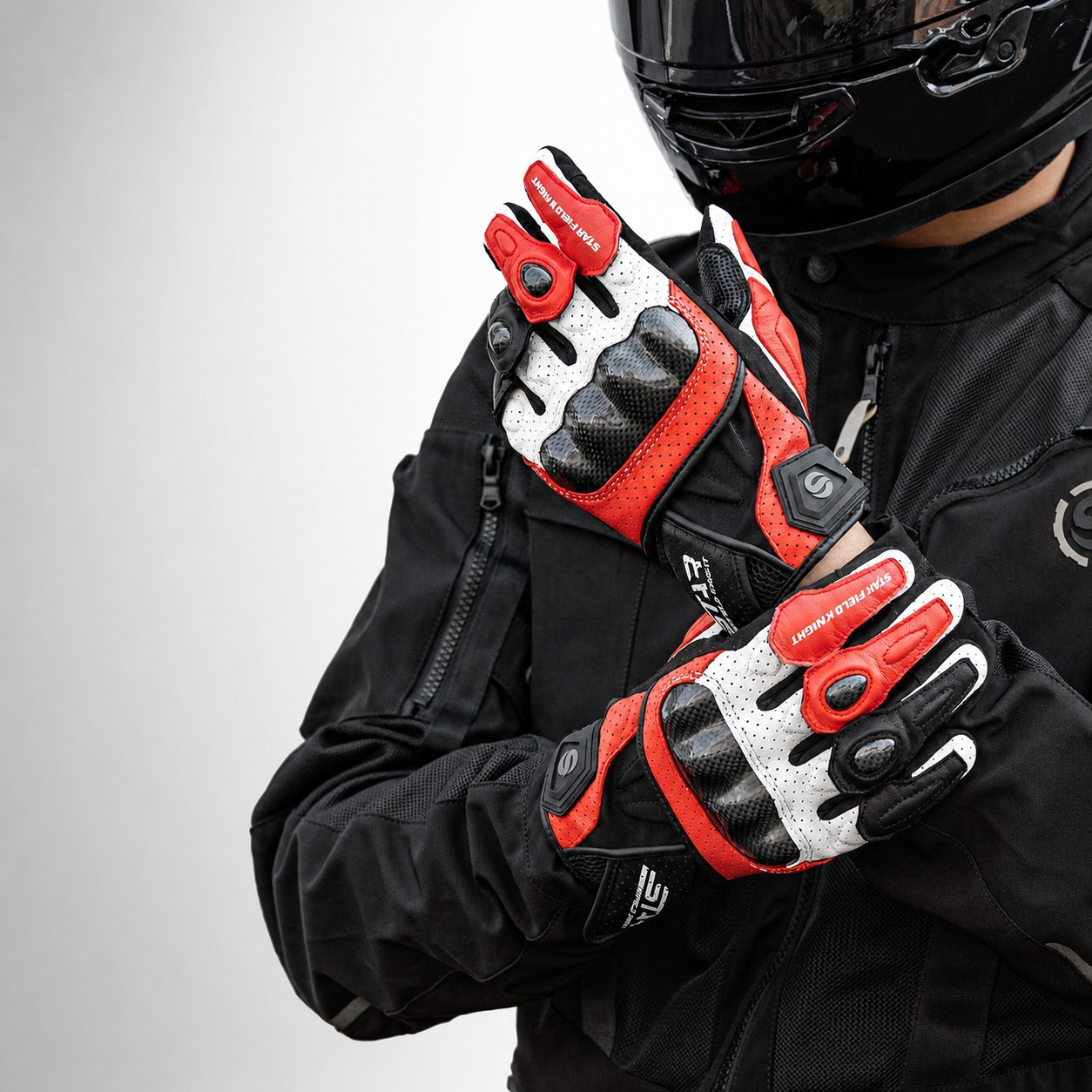 STAR FIELD KNIGHT SKG-580 Summ - Motorcycle Glove Knuckle 评论和价格